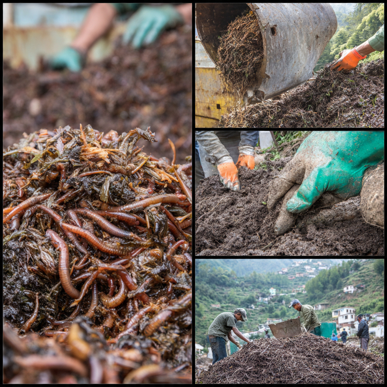 Organic compost quality and production process